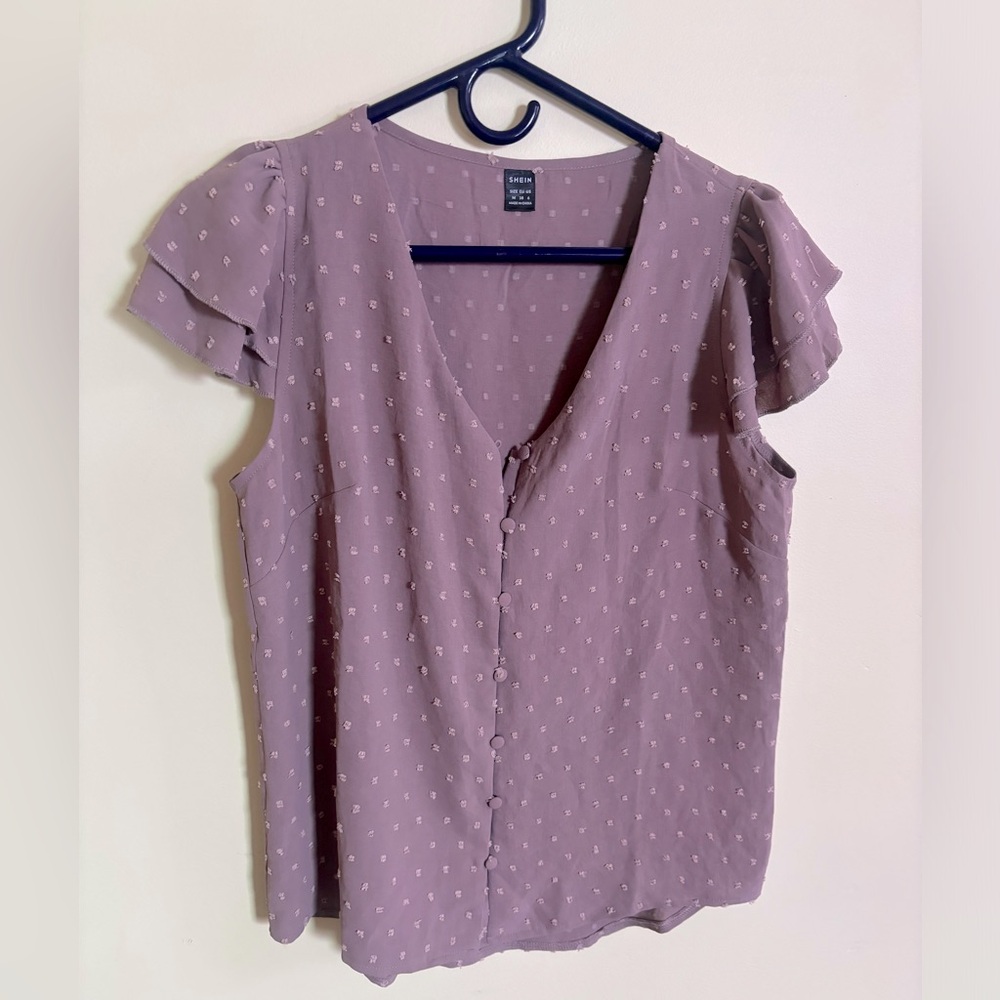 Taupe SHEIN blouse